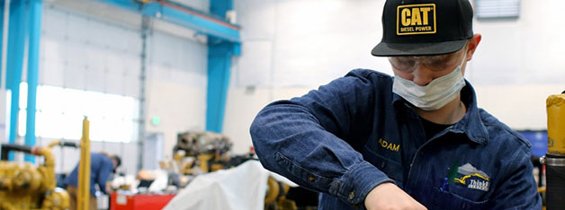 Technician at work
